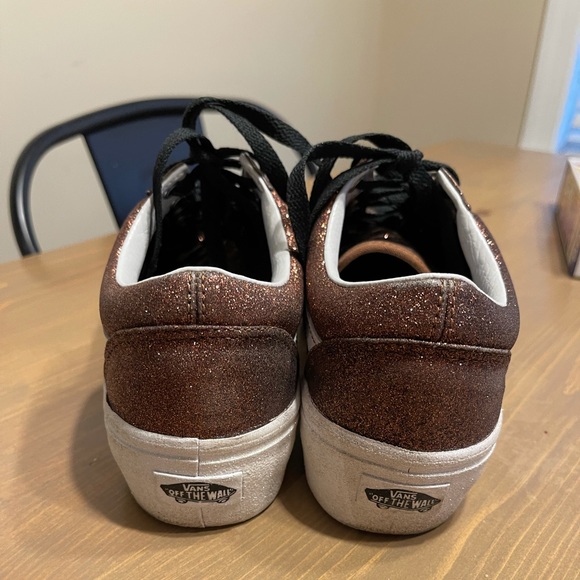 Old skool brown sparkly vans - Picture 4 of 4